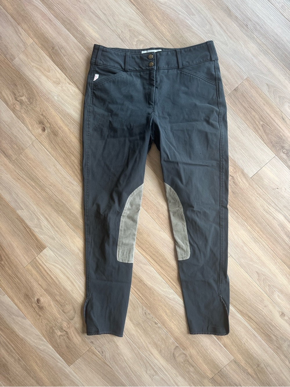 Tailored Sportsman Black Women's Knee Patch Breeches, Size 30